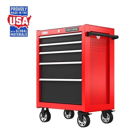 craftsman 26.5-in 5-drawer steel rolling tool cabinet combo|S2000 26 in 5.